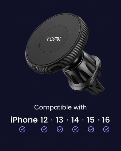 MagSafe Car Mount — Snap. Drive. Done.